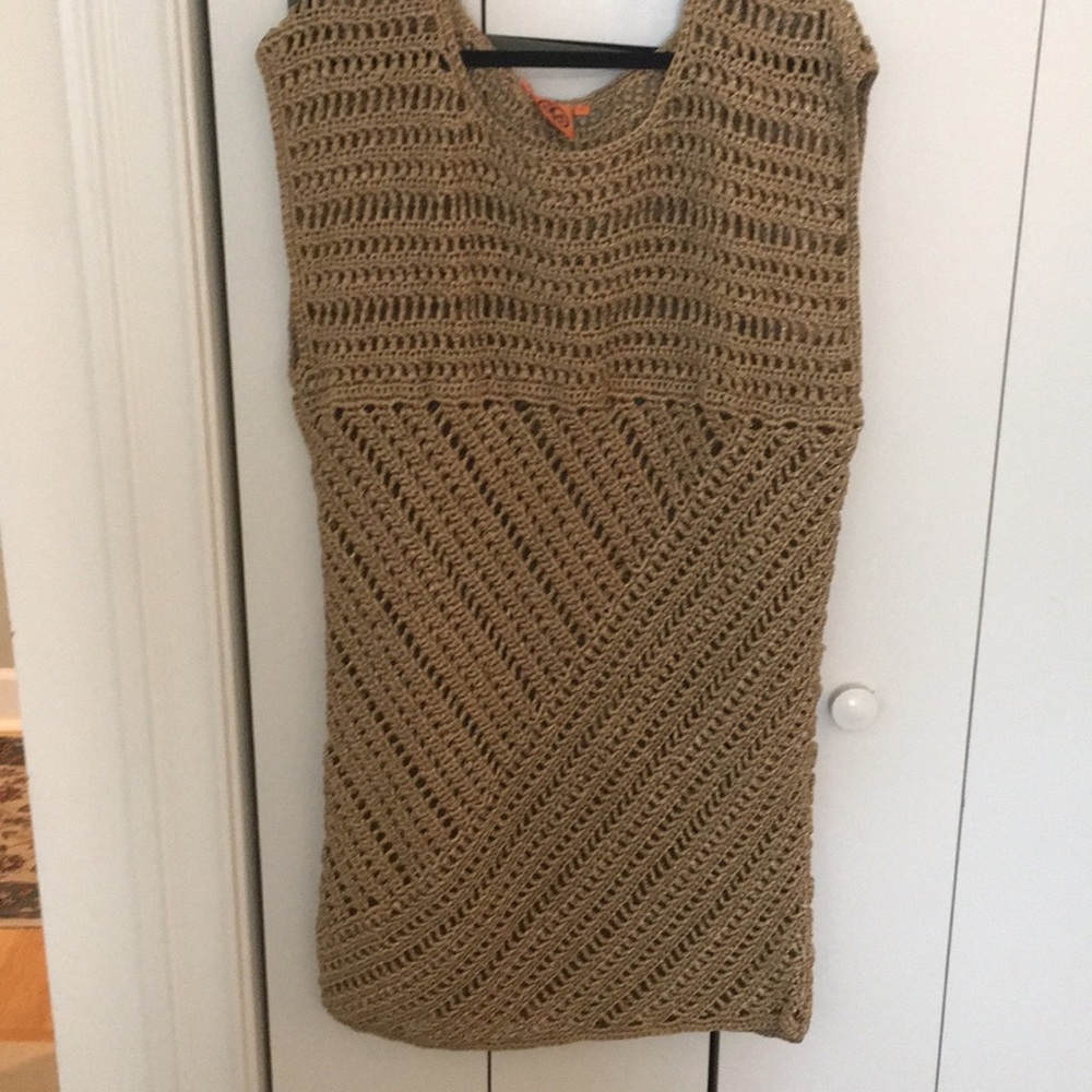 Tory Burch gold dress